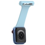 Apple Watch Ultra/Ultra 2 49mm, 9/8 45mm m.fl Klockrem för sjuksköterskor - Ljusblå