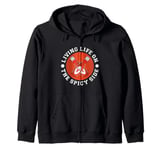 Spicy Food Hot Chili Sauce Red Pepper Jalapeno Foodie Zip Hoodie