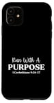 Coque pour iPhone 11 1 Corinthiens 9:26 Verset biblique chrétien