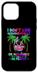 Coque pour iPhone 12 mini I Don't Like Morning People or Morning People or People Relaxing