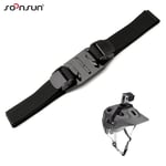 CNYO® Ventilé Casque Réglable Strap Head Ceinture Mont Titulaire Adaptateur pour GoPro Hero 6/5/4/3 + SJCAM Pour Xiaomi Yi Camera Action