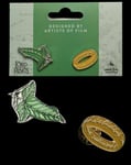 [DISPO A CONFIRMER] Le Seigneur des Anneaux pack 2 pin's Elfen Leaf & One Ring