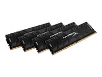 HyperX Predator - DDR4 - kit - 128 Go: 4 x 32 Go - DIMM 288 broches - 2666 MHz / PC4-21300 - CL15 - 1.35 V - mémoire sans tampon - non ECC - noir