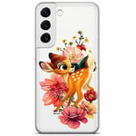 ERT GROUP Coque de téléphone Portable pour Samsung S22 Original et sous Licence Officielle Disney Motif Bambi 014 Parfaitement adapté à la Forme du téléphone Portable, partiel imprimé