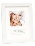 Deknudt S41VF1E2_9.0x9.0 Resin Photo Frames, White, 9 x 9 cm