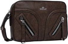 Replay Women's Fw3651 Shoulder Bag, 0222 Bracken, UNIC