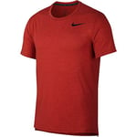 Nike Men Breathe Training Top - Mystic Red/Heather/Black, M