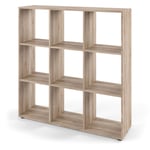 Vicco - Meuble de rangement cube Nove, Sonoma, 104 x 108 cm