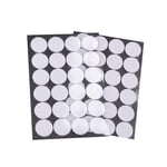 cyclingcolors Scratch Autocollant Rond Double Face Pastille Scratch Autocollant Crochets Boucles Création Couture Carterie DIY Artisanat 24 paires 25mm, blanc