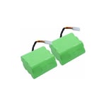 Batterie aspirateur compatible Neato (2 x batteries) 7.2V 3.5Ah - 205-0001 - NX