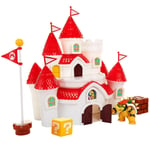 Nintendo Mushroom Kingdom Castle Playset including exclusive 2.5'/6cm Bowser Act