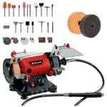 Touret à meuler tc-xg 75 Kit (kit pour travaux de polissage/meulage, bâti métallique compact) - Einhell