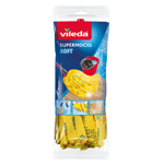 Vileda Supermocio Soft Mop Head Refill + 30% Microfibre Extra Absorbency