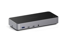 Satechi - dockningsstation - USB-C / USB 3.1 - 2 x DP, 2 x HDMI - 1GbE