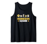 Yearbook Squad Storage Devices Funny Floppy Disk Tank Top