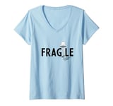 Womens A Christmas Story Fragile Type V-Neck T-Shirt