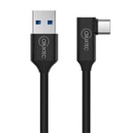 Cruxtec 3m USB-A to USB-C 90 degree angle VR Cable ---   Compatible with Oculus Link Cable/ Quest 2