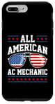 Coque pour iPhone 7 Plus/8 Plus Mécanicien AC patriotique All-American USA 4 juillet américain