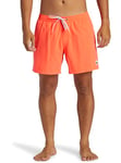 Quiksilver Homme Everyday Solid Volley 15 Maillot De Bain, Fiery Coral, S EU