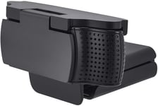 Cache Webcam Compatible avec Logitech C920 Pro / C930e /C920S/ C920x/ C922x, Couverture de Confidentialité, Obturateur pour Protéger l'objectif et la Sécurité, Noir Mat, 1 Paquet