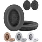 Öronkuddar för Bose QuietComfort - QC35/QC25/QC15/AE2 Hörlurar Svart Svart