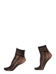 Erica Crochet Socks Designers Socks Regular Socks Black Swedish Stockings