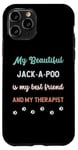 Coque pour iPhone 11 Pro Jack-A-Poo Jackapoo Chien Papa Maman Ami et Thérapeute