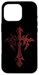 iPhone 16 Pro Mall Goth Punk Grunge Aesthetic Gothic Cross Case