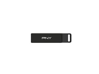 Pny Elite-X, 64 Gb, Usb Type-C, 3.2 Gen 1 (3.1 Gen 1), 200 Mb/S, Svirvel, Sort