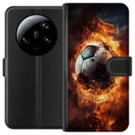 Plånboksfodral till Xiaomi 13 Ultra med Fotboll motiv