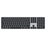 Apple Magic Keyboard med Touch ID och numerisk del till Mac-modeller med Apple-chip (USB‑C) – norskt – svarta tangenter