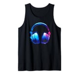 Headphones Music Singing Singer Song Tank Top