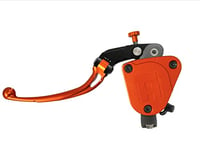 ACCOSSATO Pompe d'embrayage forgée19X20 avec bac intégré, levier articulé long orange (pommeau+levier) pour Suzuki GSX-R 750 de 2006 à 2007, CC 750