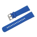 Samsung Gear S2 Classic / Garmin Vivoactive 3 / Amazfit Youth klockarmband silikon - Blå