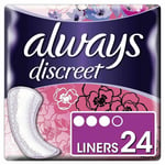 Always Discreet Sensitive Bladder Incontinence Panty Liners OdourLock Pack of 24