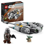 LEGO® Star Wars The Mandalorians N-1 Fighter Microfighter 75363, The Book of Boba Fett Toy with Baby Yoda Minifigure Vit