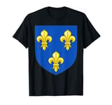 Île-de-France Coat of Arms Tee Flag Football Tees T-Shirt