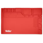 Weller WLACCWSM1-02EU Tapis Poste De Travail A Souder En Silicone De Grand Taille En Rouge