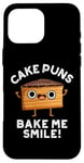 iPhone 16 Pro Max Cake Puns Bake Me Smile Funny Food Pun Case