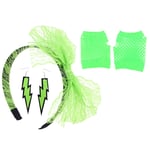 80 's 90s Themed Party Outfits 80s Neon Earrings Lace Cosplay