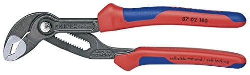 KNIPEX Tools - Cobra Water Pump Pliers, Multi-Component (8702180SBA)