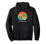 Christmas Capybara Dont Worry Be Capy Pullover Hoodie