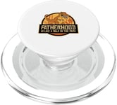 T-shirt humoristique « Fatherhood Like A Walk In The Park » pour homme PopSockets PopGrip pour MagSafe