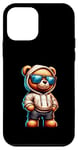 iPhone 12 mini Small Teddy Bear Cool Graphic Hip Hop Kids Men Boys Young Case