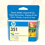 HP 351 Tri Colour Ink Cartridge CB337EE (New In Sealed Box) INSTALL BY DATE 2009