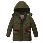 Doudoune Garçon De Marque Enfants Manteau À Capuche Chaude Parka D'hiver Garçons -Zs306955