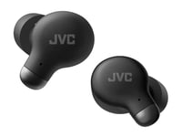 JVC True Wireless écouteurs avec réduction de Bruit, Confortables et Design, Embouts en Mousse à mémoire de Forme, 3 Modes sonores, Bluetooth 5.3, Autonomie 28H, HA-Z250T-B (Black)