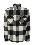 Onsmilo Ls Check Overshirt Black ONLY & SONS