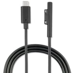 4Smarts USB-C til Microsoft Surface Connect-kabel 5A, 1m - Svart