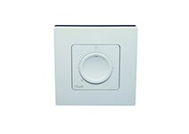 Danfoss 088U1005 Pilotage du Plancher Chauffant Thermostats d'ambiance en saillie Icon Cadran, 230V, pour Le Chauffage par Le Sol hydraulique et d'autres Applications avec des Moteurs, Blanc